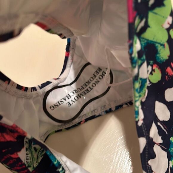 Andie Womens Small Medium Bikini Bottom Swimwear Black Pink Green Colorful NWOT - Picture 4 of 4